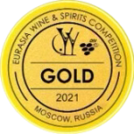Золотая медаль на Eurasia Wine Spirits Competition-2021